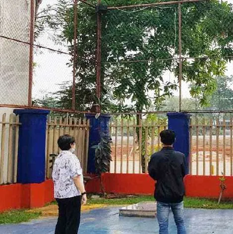 Survei lokasi sebelum pengerjaan